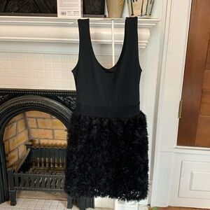 Zara bodycon fluffy dress.‎ Worn once. 99 retail